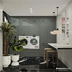 Ystafell ymolchi arddull nordig